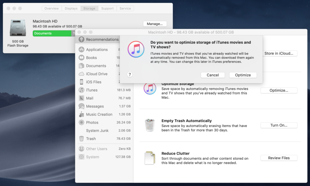 Speed Up Mac - Optimize iTunes